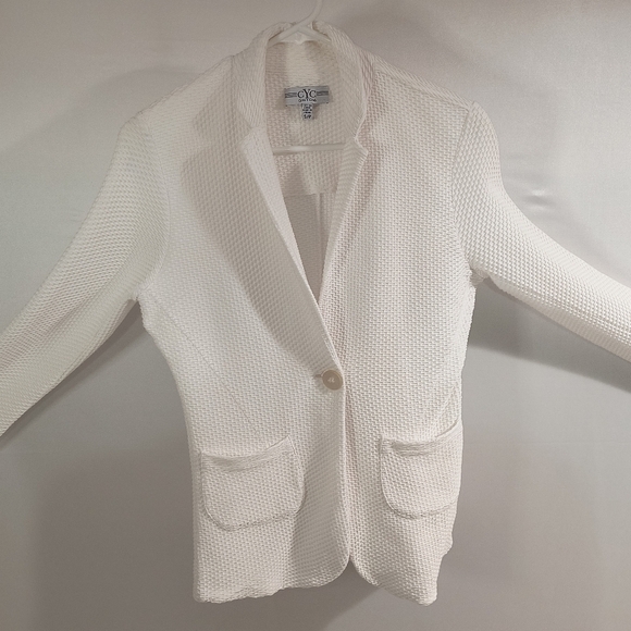 CYC Coco Y Club Women's Small White Blazer - Picture 4 of 10